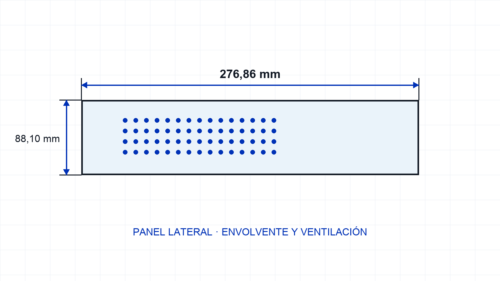 Plano lateral con ventilación del chasis ATB Audio Tools 2.0