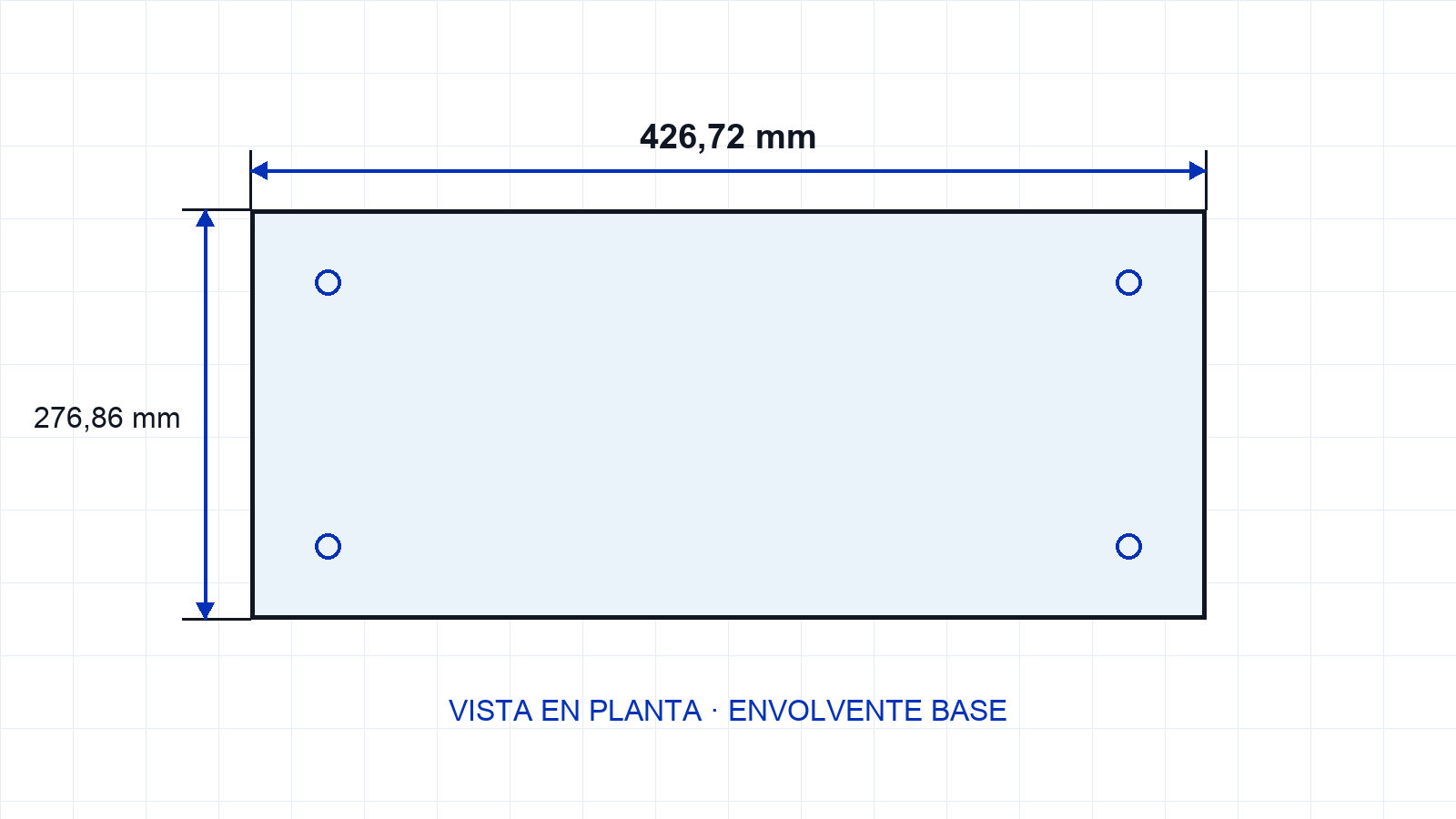 Plano de planta del chasis ATB Audio Tools 2.0